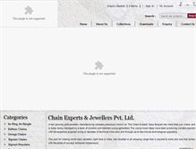 Tablet Screenshot of chainexperts.com